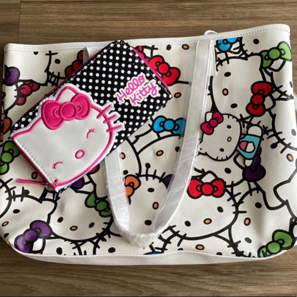 Hello Kitty Tote and Wallet